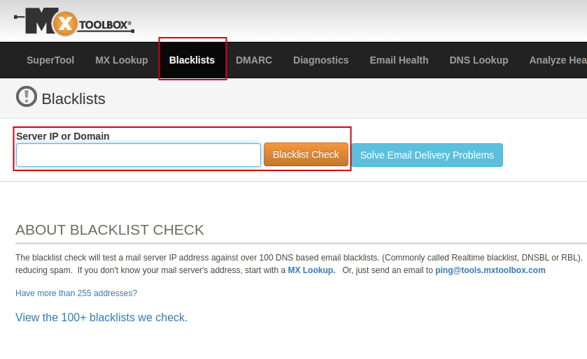 HOW TO CHECK IP IS IN BLACKLIST OR NOT